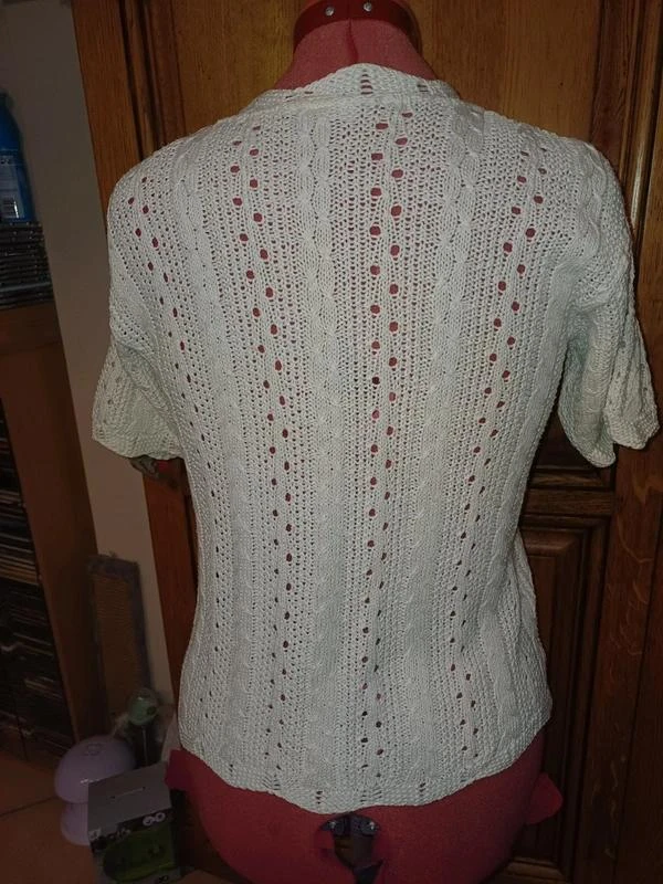 Camisa de malha branca tamanho 38 – photo 5